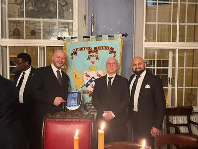 The Visitor attends Poulters Lodge at Wax Chandlers’ Hall
